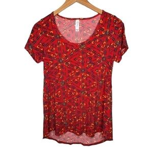 NWT Lularoe geometric Classic T shirt Sz XXS